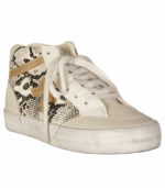 Gold star snake print sneaker 
