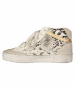 Gold star snake print sneaker 