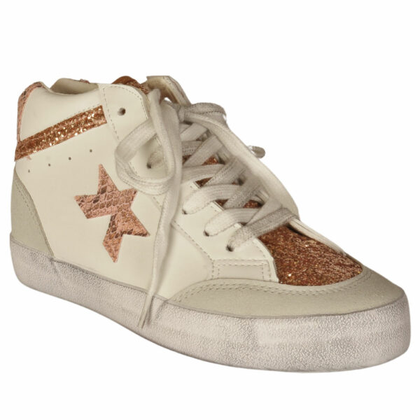 Snake star hi-top sneaker 