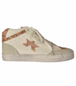 Snake star hi-top sneaker 