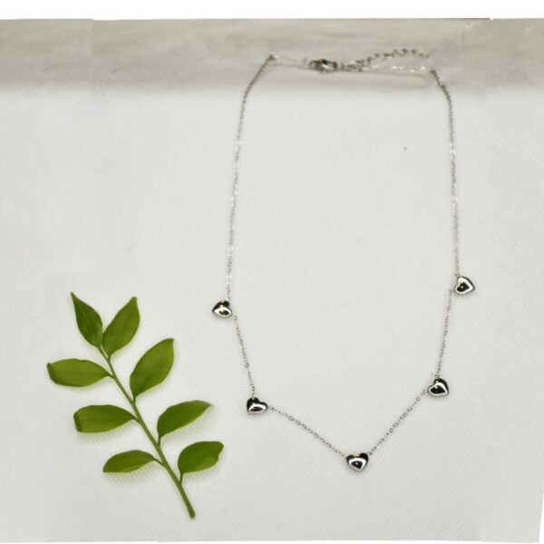 Mini heart chain necklace 