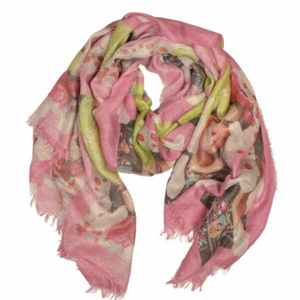Frida Kahlo flower scarf