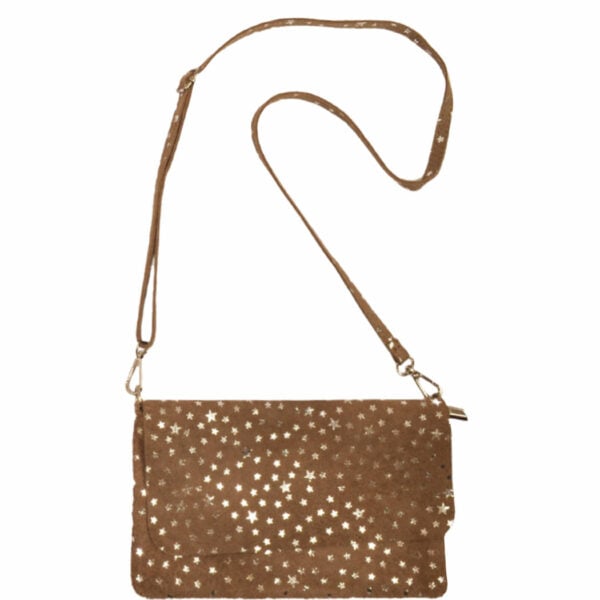Foil mini star leather bag