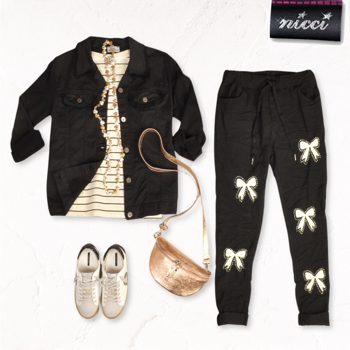 Frayed pocket denim jacket