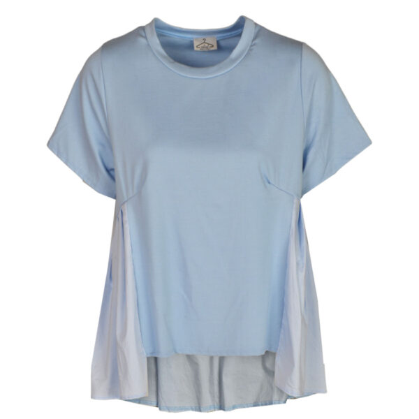 2-Textured hi-lo swing top