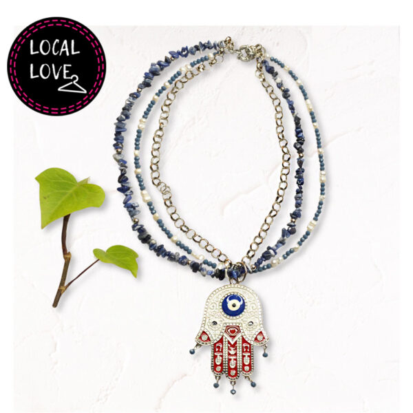 Nicci hamsa necklace