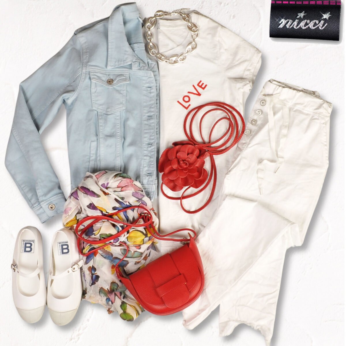 Denim style jacket