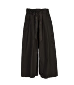 Front tie palazzo pants