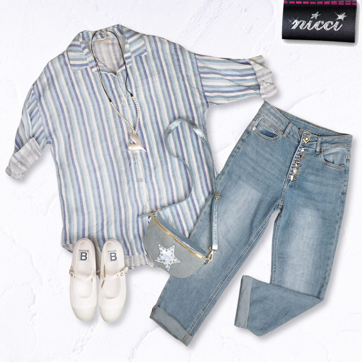 Assorted button pants