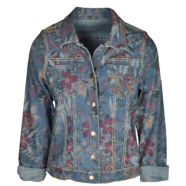 Tropical garden reversible jacket