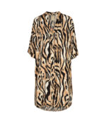 Animal print eye kimono