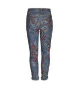 Tropical garden reversible jeans