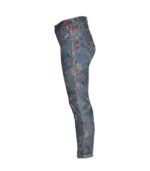Tropical garden reversible jeans