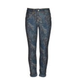 Leopard print reversible pants
