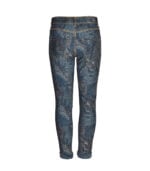 Leopard print reversible pants