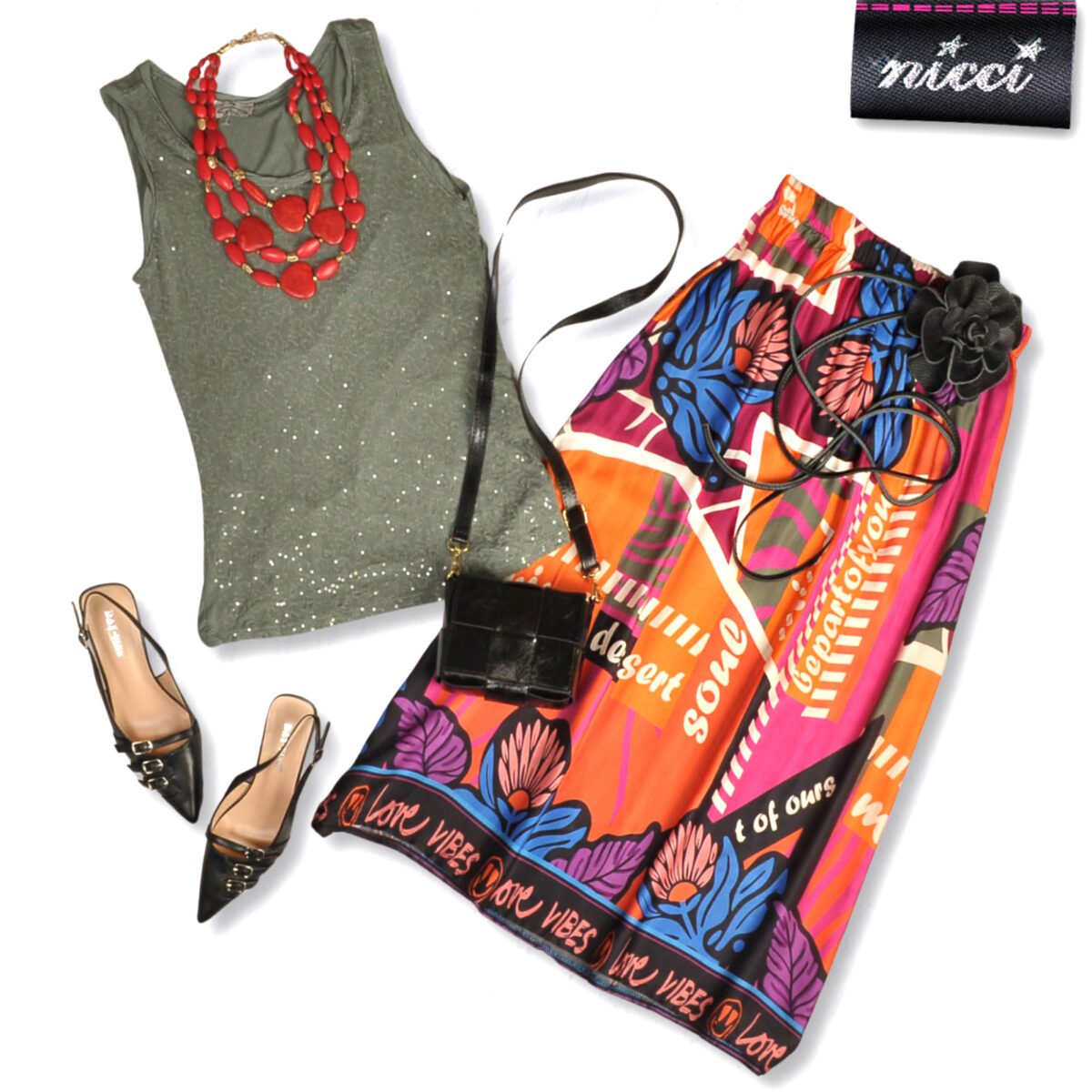 Sequin tank top