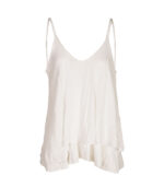Diagonal layered silky top