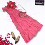 Giant pearl flower maxi dress