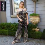 Toile print jumpsuit