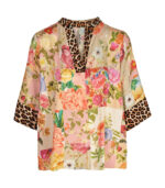 Nicci Cubango Mosaic boxy top