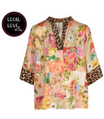 Nicci Cubango Mosaic boxy top