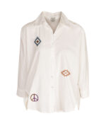 Embroidered motif shirt