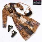 Multi floral patch belted dress