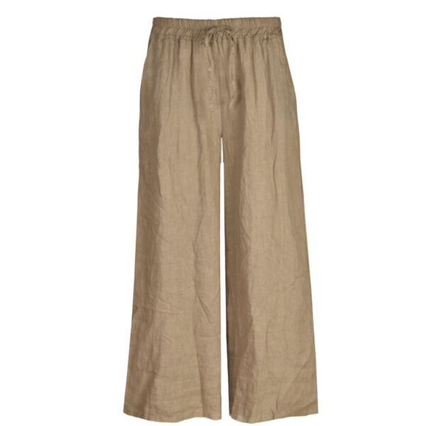 100% Linen wide leg pants
