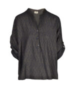 Glitter gold dot hi-lo shirt