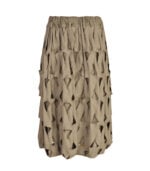 Holey midi skirt
