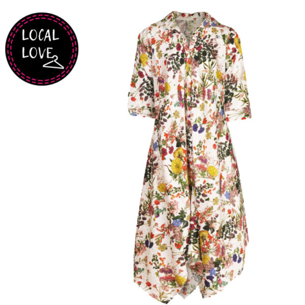 Nicci Secret Garden Helios flared dress