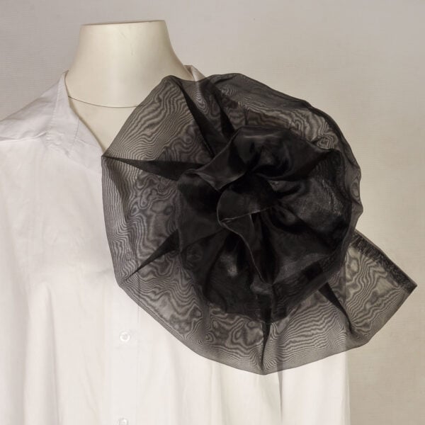 organza flower brooch