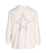 Giant star lurex gilet