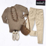 Overdyed long sleeve v-neck top