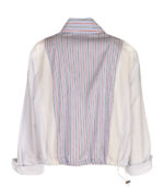 Striped drawstring top