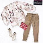 Giant paisley print tassel top