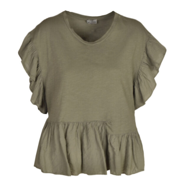 Frill sleeve top
