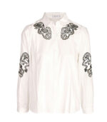 Cut out embroidered shirt