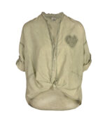 Crochet heart shirt