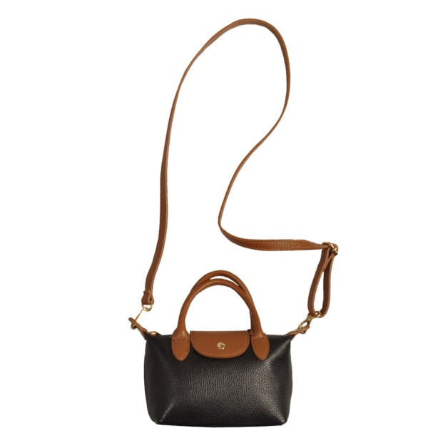 Genuine leather 2-tone bag