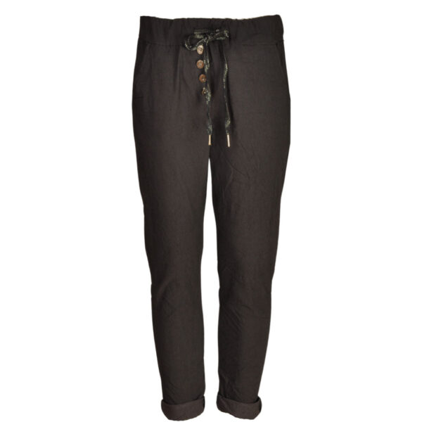 Button detail pants