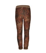 Flower print reversible joggers