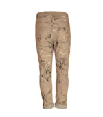 Splatter print pants