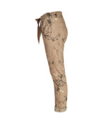 Splatter print pants