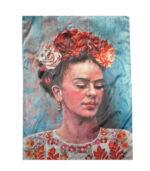 100% Silk Frida Kahlo scarf