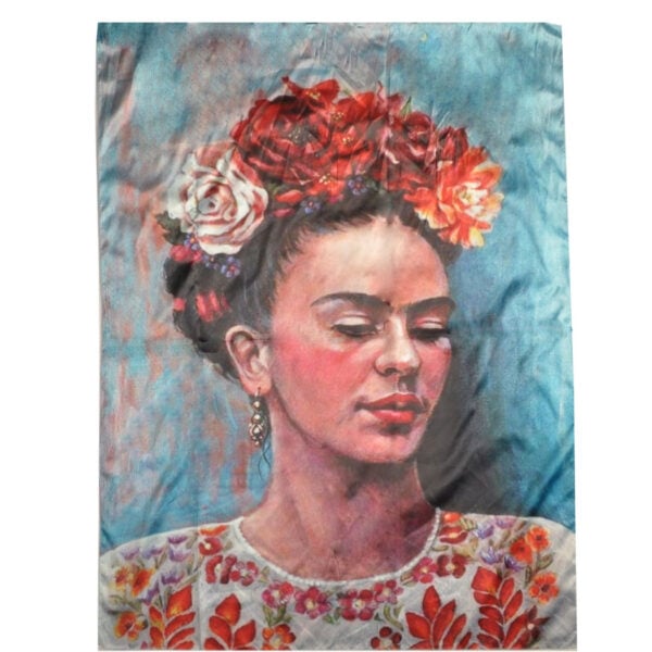100% Silk Frida Kahlo scarf