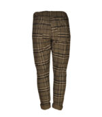 Check print pants