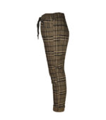 Check print pants