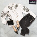 Cut out embroidered shirt