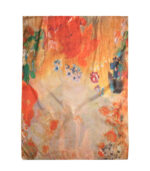 100% Silk Frida Kahlo scarf